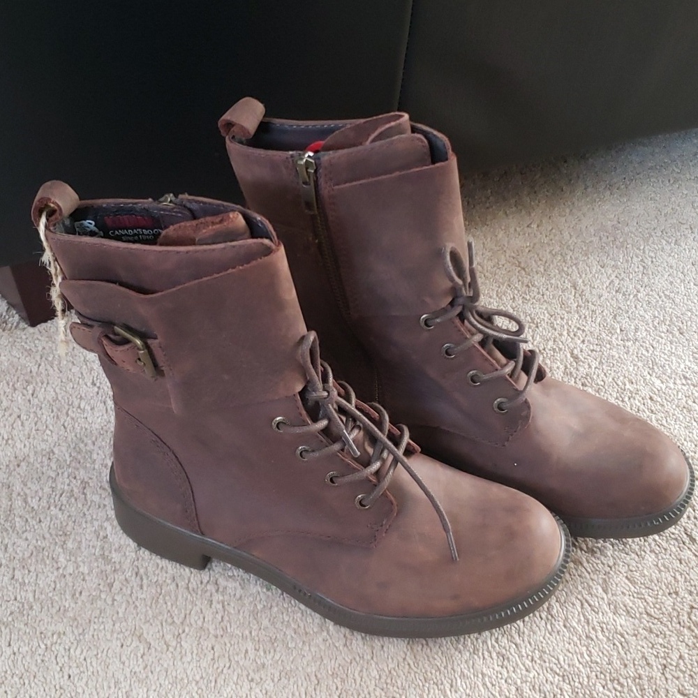 Kodiak leather boots new